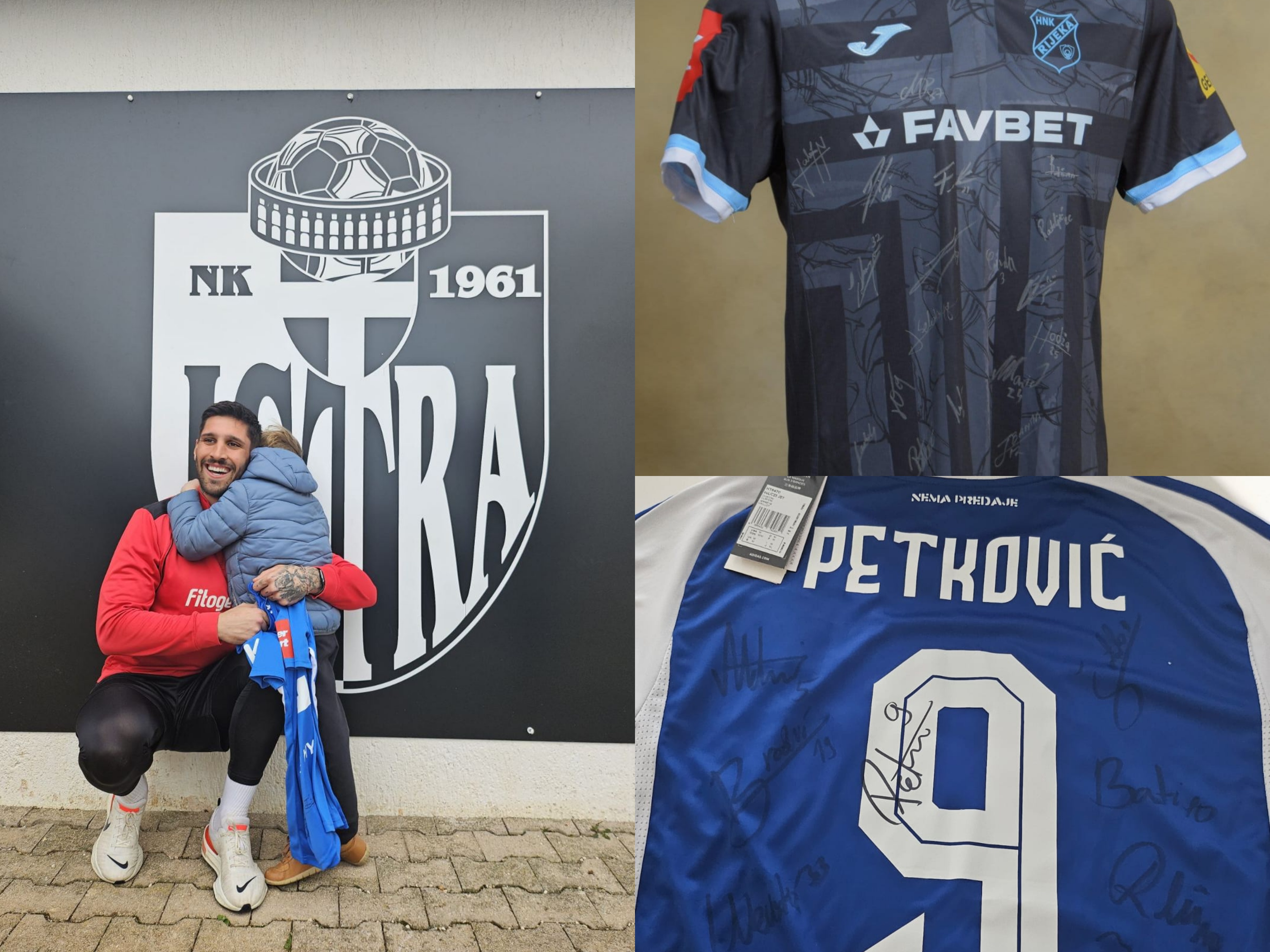 POMOZITE STJEPANU IZ ROVINJA  Aukcijom dresova NK Istre 1961, NK Rijeke i GNK Dinamo do pomoći Stjepanu